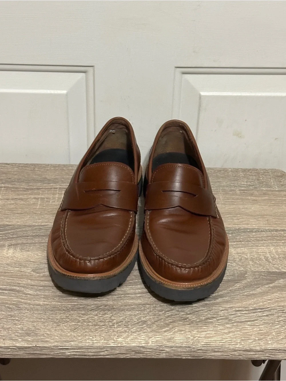 Cole Haan Men's American Classics Penny Loafers Brown C40892 Size 9.5M